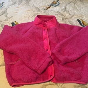 Gap Pink Fleece Jacket
